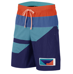 Pantalones cortos cortavientos rosas para hombre moda verano hip-hop cinco puntos estudiante deportes monos multibolsillos tejido poliéster - Product Image 5