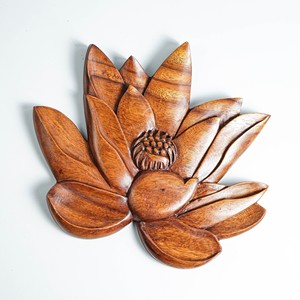 Temas florales paneles de madera decoración de pared interior tallado en madera artes panel colgante decoración para paredes - Product Image 6