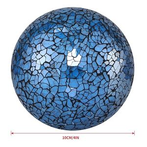 Boules décoratives de Noël en verre mosaïque élégante pour pièce maîtresse de salon et célébration de vacances de M/S SHAAD HANDICRAFTS - Product Image 3