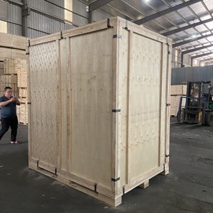 Caisse en bois personnalisée de qualité supérieure, emballage d'exportation en contreplaqué, protection robuste pour le transport de marchandises, caisse industrielle réutilisable, service de logo personnalisé - Product Image 2
