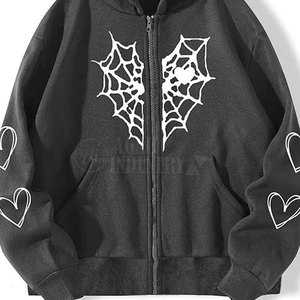 Concevez vos propres sweats à capuche d'hiver de haute qualité avec fermeture éclair en strass, 100% coton, best-seller, prix bas, dernier design pour hommes - Product Image 6