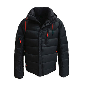 Chaqueta Acolchada de Invierno para Hombre, con Capucha, Cierre de Cremallera, Relleno de Algodón, Color Rojo, Personalizable, OEM, al por Mayor, Unisex, Cálida - Product Image 5