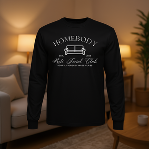 T-shirt promozionale a maniche lunghe Homebody Anti Social Club Est 2024 - Product Image 3