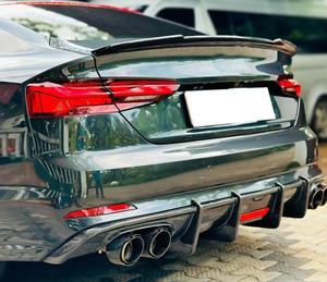 Diffusore Posteriore in Fibra di Carbonio Stile K con Luce Freno - <span class=keywords><strong>Audi</strong></span> B9.5 S5 e <span class=keywords><strong>A5</strong></span> - Product Image 4