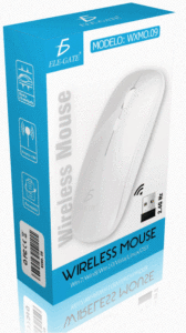 เมาส์เกมมิ่งไร้สายแบบชาร์จได้ ดีไซน์ตามหลักสรีรศาสตร์ ความถี่ 2.4GHz สำหรับแล็ปท็อป คอมพิวเตอร์ตั้งโต๊ะ ใช้ได้กับมือขวา - Product Image 5