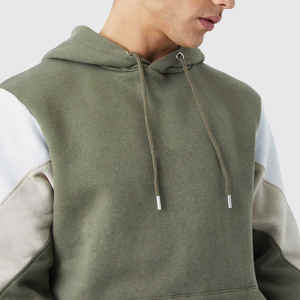 Superbe sweat à capuche pour homme uni avec logo personnalisé grande taille sweats à capuche pour hommes surdimensionnés 100% coton 400gsm - Product Image 5