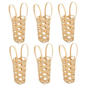 ตะกร้าหวายสำหรับจัดเก็บของในบ้านตะกร้าจัดระเบียบสินค้าทำจากไม้ไผ่ทอมือ - Product Image 5