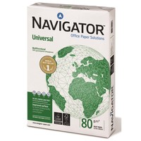 Papier de copie universel Navigator de qualité supérieure, 100% pâte de bois vierge, 80 g/m², A4, blanc, surface lisse pour l'impression et la photocopie
