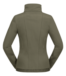 Chaqueta ecuestre de lana Polar de invierno para mujer personalizada, cuello alto grueso, contraste de Color, ropa larga para montar al aire libre - Product Image 3
