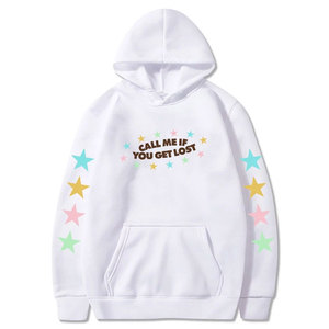 Nouvelle dernière conception bouffée impression sweats à capuche prix bas 2025 nouveau Style meilleur couleur unie basiques coton mélangé bouffée impression sweats à capuche - Product Image 6