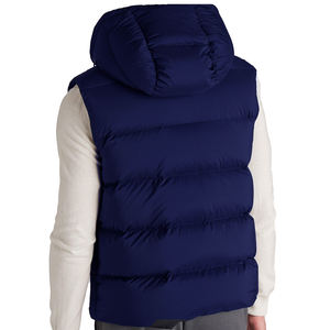 Gilet matelassé chaud d'hiver pour homme, sans manches, à capuche, doublé polaire, épais, pour l'extérieur - Product Image 6