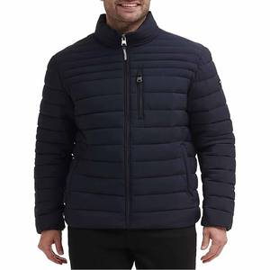 Chaqueta de Invierno de Algodón con Estampado de Logotipo Personalizado al por Mayor, Chaqueta de Burbuja para Hombre, Chaqueta Acolchada de Gran Tamaño para Exteriores - Product Image 1