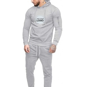 Survêtements pour hommes survêtements pour hommes 2 pièces ensembles de tenues à manches longues sweats à capuche décontractés athlétique jogging vêtements de sport survêtements - Product Image 3