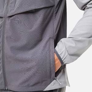 Conjunto Deportivo de Punto para Hombre, Personalizado, de Invierno, Impermeable, Cortavientos, con Logotipo Estampado en la Parte Delantera, Estilo Casual, 100% Algodón - Product Image 2