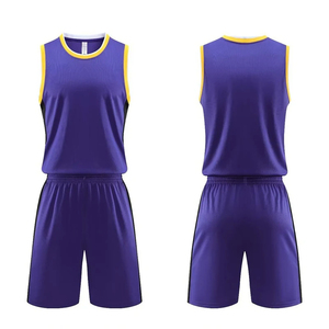 Ensemble d'uniformes de basket-ball d'équipe pour adultes Vêtements d'entraînement de sports d'hiver avec maillot respirant Uniforme de basket-ball de grande taille - Product Image 2