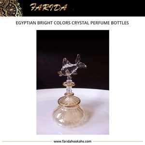 ขวดน้ำหอมคริสตัลสีสันสดใสสไตล์อียิปต์ทำด้วยมือมีเอกลักษณ์ - Product Image 5