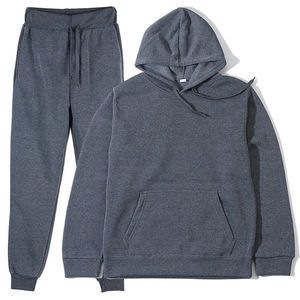 Survêtement pour homme personnalisé en coton polyester sublimation gris jogging longue fermeture éclair tenue de course personnalisé OEM pour homme - Product Image 4