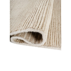 พรมขนสัตว์ทอมือลายทางหรูหราทันสมัยทรงสี่เหลี่ยมสำหรับใช้ในบ้าน สำนักงาน โรงแรม หรือกลางแจ้ง รุ่น Hwl-428 - Product Image 2