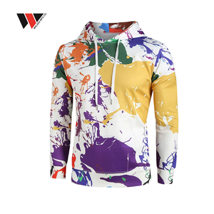 Ensemble de sweats à capuche personnalisés, dernier design, logo sur mesure, fabrication en usine, 100% polyester, sublimation, sweats à capuche unisexe, blancs et simples. - Product Image 6