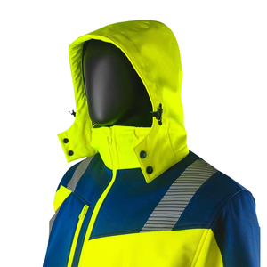 Hi Vis Reflective CE Certified Unisex Work Jacket Safety Uniform Winter Waterproof Bomber <b>Coat</b> with Needle <b>Detection</b> - Product Image 2