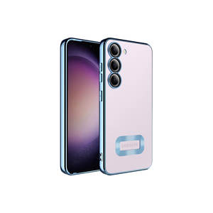 Funda de Silicona de Lujo MSRA Omega para Samsung Galaxy S23 Plus, Color Azul Sierra, TPU Suave, Protección de Cámara, Vista del Logotipo, A53 A34 A24 - Product Image 1