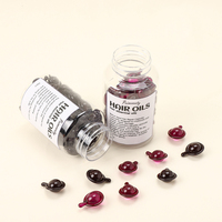 Capsule d'huile essentielle lisse de soin des cheveux de salon de coiffure professionnel de marque privée sans rinçage Capsule de sérum de vitamine de traitement de kératine de cheveux