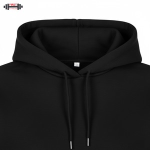Nueva llegada personalizado de alta calidad de los hombres con capucha gimnasio Jogging chándal sólido de 2 piezas Pull Athletic 100% algodón invierno de talla grande - Product Image 5