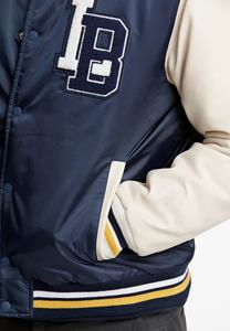 Chaqueta universitaria unisex de alta calidad para otoño estilo de béisbol con logotipo personalizado con patrón vintage chaquetas unisex recubiertas OEM para invierno - Product Image 2