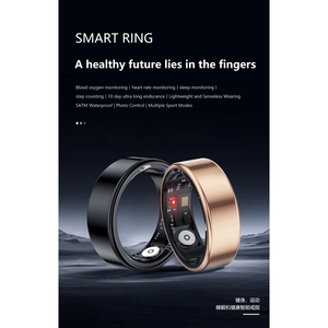 Bague connectée en acier, tracker d'activité et de sommeil, contrôle par application, étanche IP68, épaisseur 2,5 mm, application RWFIT - Product Image 4