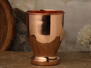 แก้วทัมเบลอร์ทองแดงแท้พร้อมแก้วน้ำทัมเบลอร์ทำจากทองแดงบริสุทธิ์100% - Product Image 2