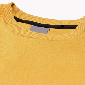 Venta al por mayor 2023 calidad superior logotipo personalizado cuello redondo sudadera de invierno hombres colores sólidos manga larga polar poliéster/algodón - Product Image 6
