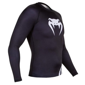 Personnalisé MMA Formation BJJ Rash Guard Impression HD Sublimé Compression Chemise Respirant Fit Gym Utilisation Jiu Jitsu Kimono Kimono De Jiu - Product Image 3