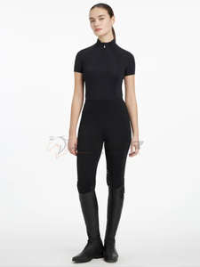 Léger respirant équestre femmes couche de base haut évacuation de l'humidité séchage rapide léger athlétique chemise d'équitation - Product Image 2