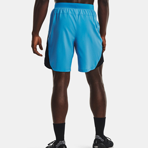 Bermuda en coton pour homme, tissu peigné respirant, anti-rides, taille moyenne, design avec cordon de serrage, avec motif unique - Product Image 6