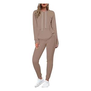 Jersey gráfico blanco, chándales, jersey de manga larga para mujer, chándal informal ajustado, sudadera, vestido liso para mujer - Product Image 6