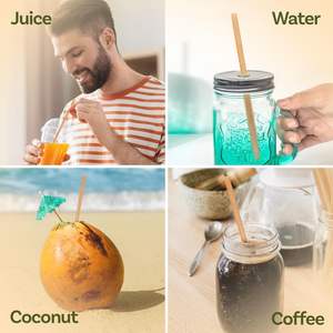 โรงงานผู้ผลิตหลอดดูดน้ำแบบย่อยสลายได้เป็นมิตรกับสิ่งแวดล้อม ผลิตหลอดจากชานอ้อยสำหรับนม ชา น้ำผลไม้ - Product Image 6