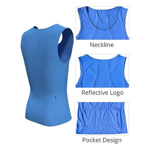 Venta al por mayor de los hombres Body-Fit Tanktop Regular Cut Gym Wear con alta y de primera calidad 100% Poliéster - Product Image 5