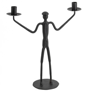 Portavelas de metal Premium elegante y duradero para mejorar el ambiente romántico en bodas, Navidad o decoración del hogar - Product Image 5