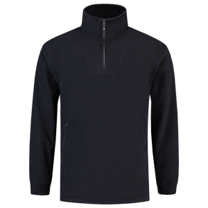 Quater Zipper Fleece Jacket para hombres con cierre de cordón Paneles resistentes al viento y ajuste acogedor para clima frío - Product Image 1