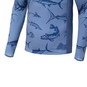 เสื้อฮู้ดตกปลาผู้ชายราคาส่ง OEM ระบายอากาศได้ดี สวมใส่สบาย คุณภาพสูง ราคาถูก สำหรับผู้ใหญ่ - Product Image 6