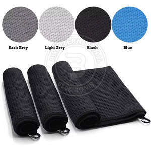 Toalla de golf tipo waffle, tamaño personalizado, duradera, para una eliminación efectiva de la suciedad en las ranuras de las palas de hierro, en venta. - Product Image 6