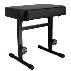 5 Core Keyboard Bench 3 <b>Padded</b> Cushioned Piano <b>Stool</b> Height Adjustable Guitar Seat Folding Portable - Product Image 1