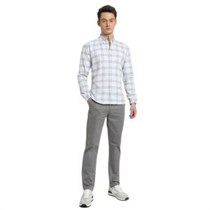 Camisa a cuadros de algodón 100% Premium para hombre, transpirable, duradera, abotonada con patrón de cuadros atemporal para uso informal y al aire libre - Product Image 1