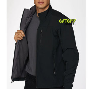 Veste Softshell d'hiver pour homme avec doublure en polaire coupe-vent et imperméable pour la randonnée en montagne en plein air - Product Image 5