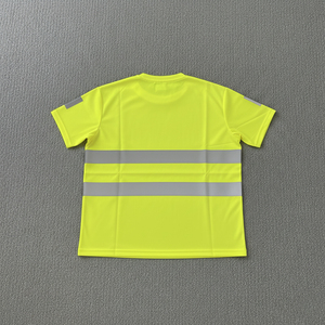 T-shirt de sécurité réfléchissant haute visibilité pour la construction, l'aménagement paysager, les travaux routiers et les ouvriers des services publics - Product Image 2