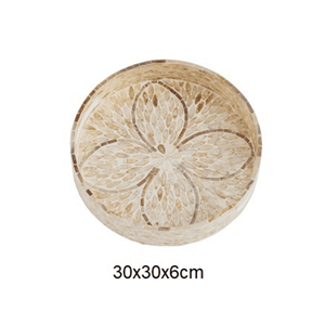 Plats et assiettes en nacre, vaisselle artisanale en coquille de nacre pour le service de restaurant et la décoration de table, Vietnam - Product Image 2