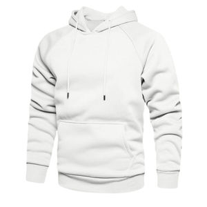 Nouveau sweat à capuche en molleton de coton lourd uni pour homme, coupe régulière, streetwear personnalisé - Product Image 6