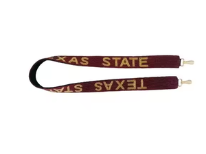 Correa de monedero para mujer, decoración Floral con cuentas hechas a mano, tamaño personalizado, 44 pulgadas, cinturones con cuentas para el día del juego universitario de MD HANDICRAFTS - Product Image 2