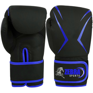 Gants de boxe ZEBRA SPORTS pour femmes, cuir de vache, sparring X7, entraînement professionnel MMA, sac de frappe, kickboxing, soldes de Noël - Product Image 2