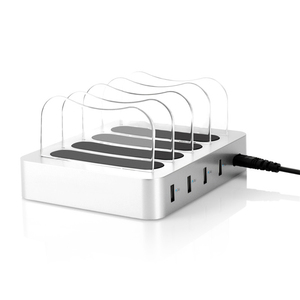 Station de charge rapide intelligente tout-en-un pour bureau à domicile, 34W, USB, avec surveillance en temps réel pour plusieurs appareils - Product Image 1